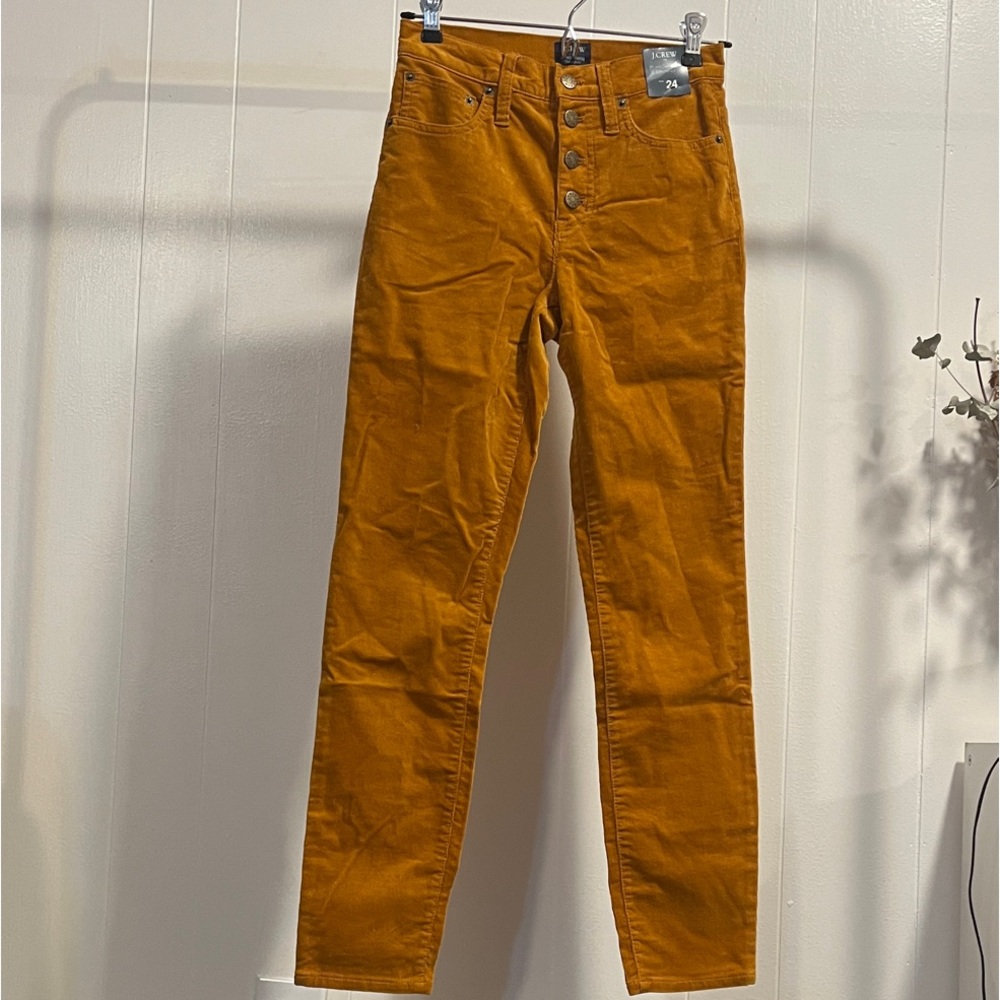 Women’s Gold Corduroy Pants